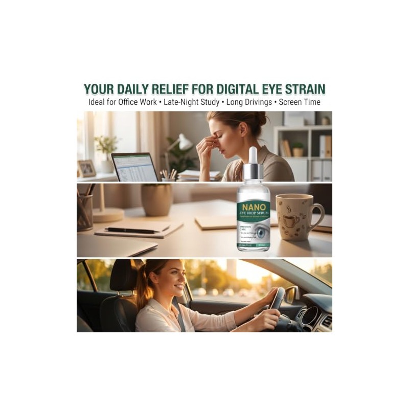 Gotas Oculares Nano Suero Hidratante Alivio Ojos Secos 30ml