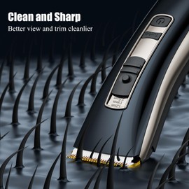 Paubea Hair Trimmer for Men, Rechargeable Hair Clippers, Beard Trimmer, Ball Shaver, Home Haircut Kit, Cordless Barber Grooming Sets, Waterproof Body Trimmer, Groin Hair Trimmer