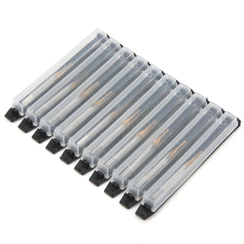 10pcs M0.9x0.225 Screw Tap High Speed Steel Drill Bits for