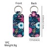 Set De Pintalabios Con Forma De Flor, Llavero Con Funda
