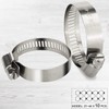 Drado 10 Pack Hose Clips Set Adjustable Jubilee Hose Clips