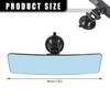 12" Universal Rear View Mirror, Upgraded Larger Size Wide Angle
