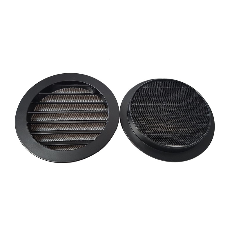 Weather protection grille black/grey DN: 100 125 150 160 200