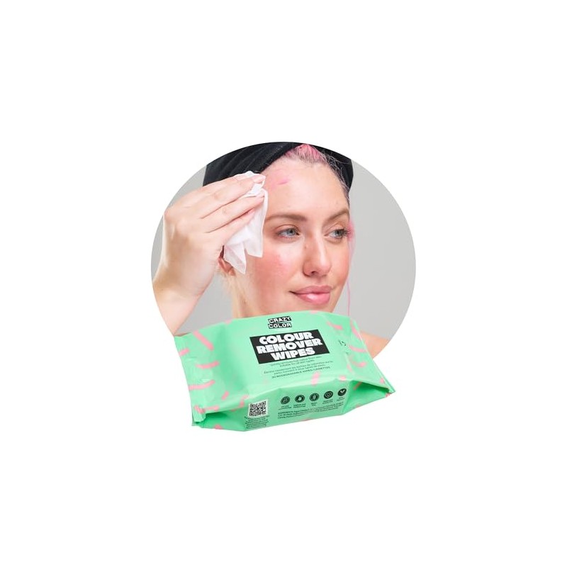 Crazy Color Hair Dye Remover Wipes