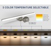 Joossnwell Brushed Nickel Vanity Light for Bathroom Lighting Fixtures Over