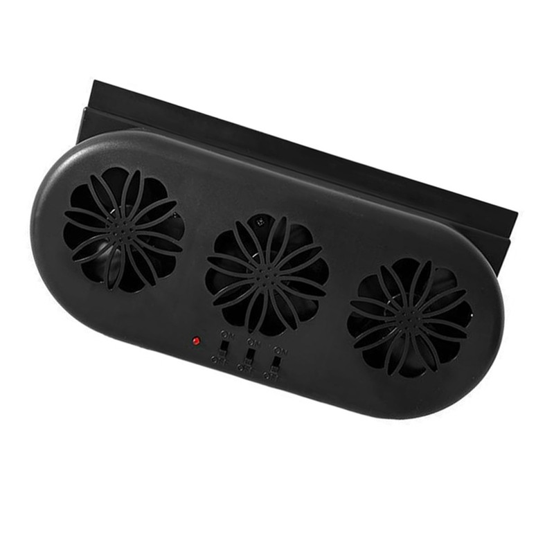 3-Fan Car Exhaust Fan USB Air Circulation Fan Ventilator Silent