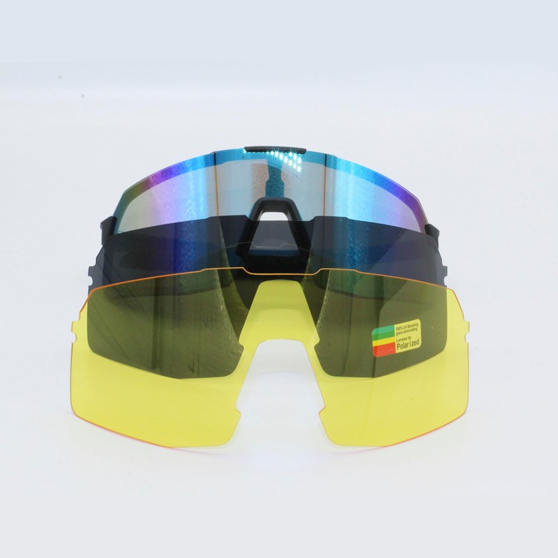 Surf Monkey Polarized Sunglasses with 3 Interchangeable Lenses | Cycling