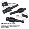 Aswalling 6Pcs Right Angle Drill Attachment Set with 105° Angle