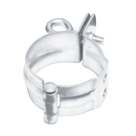 Inefa Pipe Clamp DN 50 White Galvanised Steel Gutter – Gutter White St