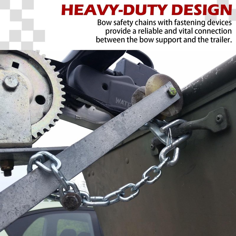 15-Inch Towing Safety Chain - Tie Down Trailer Safety Chains