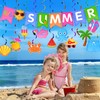 25PCS Hello Summer Pool Party Decorations – Tropical Banner and