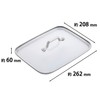 Kai KAI O.E.C. DY5227 Glass Lid for W Square Pot