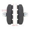 X AUTOHAUX Pair Bike Brake Pads Bicycle Block Mountain Bike