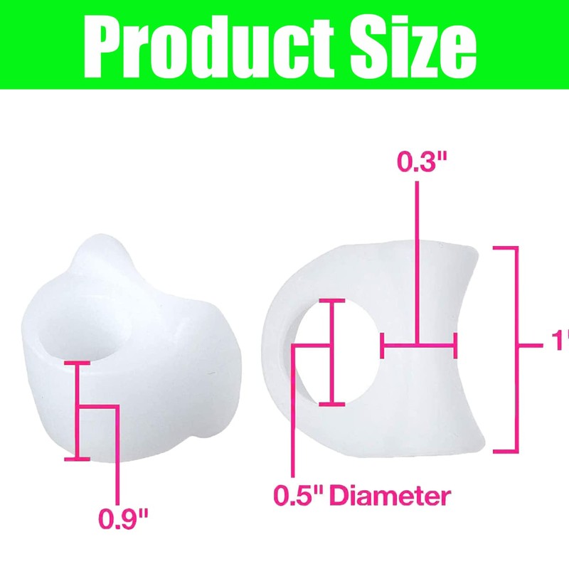 Skeerthy 16 Pieces Gel Toe Separators –Bunion Pads – Toe