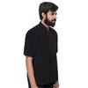 NexaKnit Chef Jacket/Chef Coat Short Sleeves (Black, Medium)