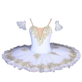 Professional Swan Lake Bodice Stage Performance Costume Ballet Dress Competition Tutu Kids Adult Ballet Puffy Skirt