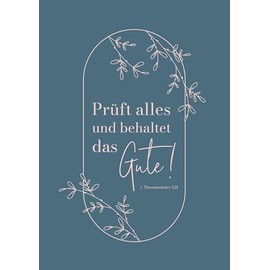 Jahreslosung 2025 - Postkarten 10 Stk.: Prüft alles und behaltet das Gute! 1. Thessalonicher 5,21