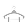 Shinkohanger 602577 Mono Closet Top Hanger Clip Bar with Skirt