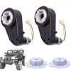 2PCS 24 Volt RS555 35000RPM High-Speed Motor Gearbox for Power