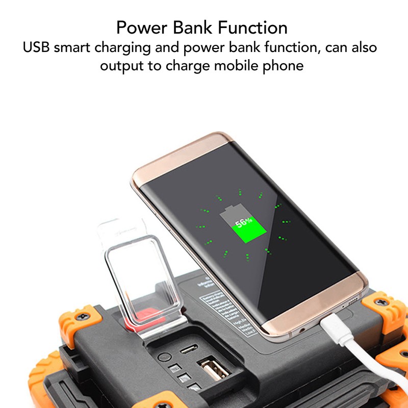 Portable COB Work Light USB Charging Waterproof Emergency Light for