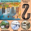 20 Pack S Hooks for Closet,Jeans Hooks for Closet,Heavy Duty