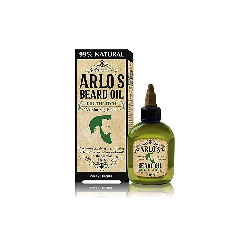Arlo's Aceite para barba - Elimina la picazón 2.5 onzas