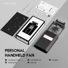 LIGHTDESIRE DIY Bling Crystal Rhinestones Handheld Fan, Mini Personal Fan,
