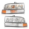 PIT66 Headlights Assembly Front Headlamp LED Light Bar Compatible with
