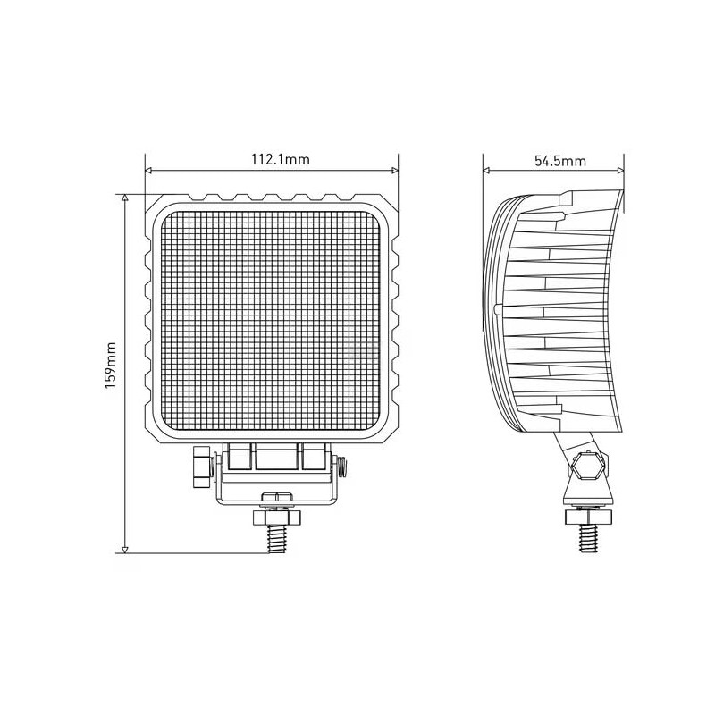 Kramp LA10047 LED Work Light 48 W 3840 lm Floodlight
