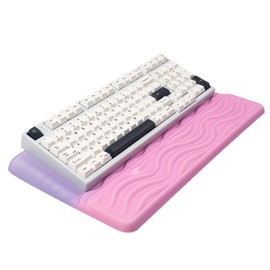 Keyboard Stand with Wrist Rest, Ergonomic Keyboard Pad,Comfort & Support for Typing and Gaming,Reduces Fatigue (Pink)