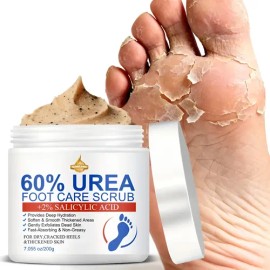 Gel Exfoliante Para Pies Con Urea Y Carbón De Bambú