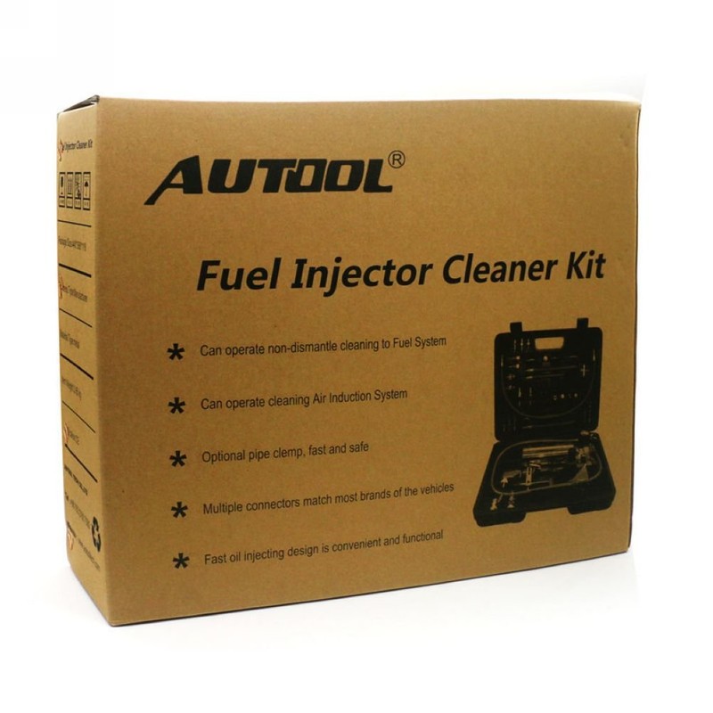 Fuel Injector Cleaner Kit, Non-dismantle 1000ML 150PSI Fuel Injector Tester