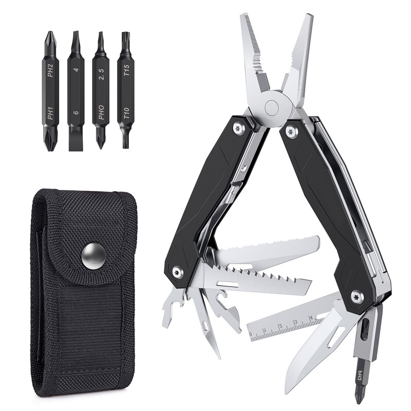 Multifunctional Tool Pliers Combined Military knife With Replaceable Screw Head