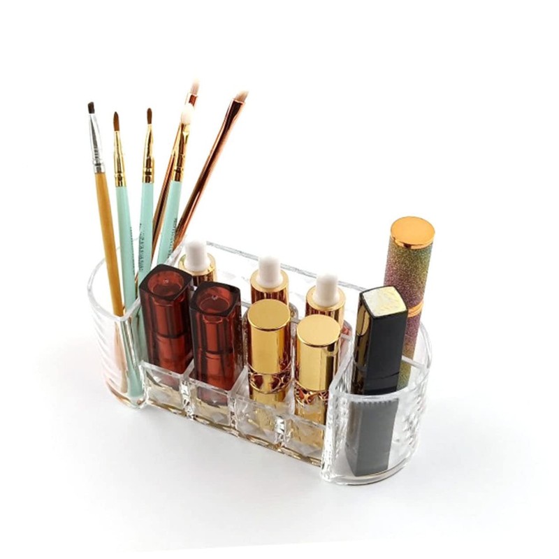 Zerodeko 1pc Makeup Brush Organizer Cosmetic Organizer Sundries Storage Box