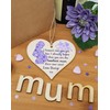 The Plum Penguin Handmade Wooden Hanging Heart Plaque perfect for