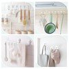 Lomrsiul Adhesive Wall Hooks for Hanging - Clear Removable Ceiling