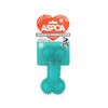 ASPCA Squeaky Puppy Teething Spikey Glitter Bone Chew Toy, Non-Toxic