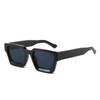 WDZAYXC Vintage Rectangular Sunglasses for Women Men Chunky Rectangle Sunglasses