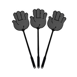 Palm Fly Swatter Hand-Shaped Heavy Duty Matamoscas for Indoors Cute Grippy Bug & Wasp Killer (Heavy Duty, 3)
