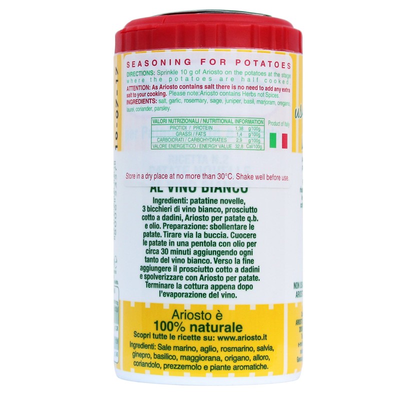 Italian Cooked Potato Seasoning, 2.8 Ounce Kitchen Size, 4 Per