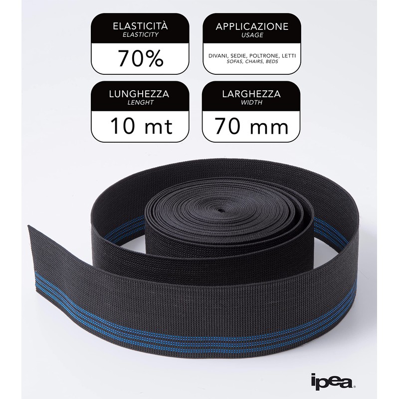 IPEA Elastic Strap for Sofa, Chairs, Upholstery, Armchairs - 10