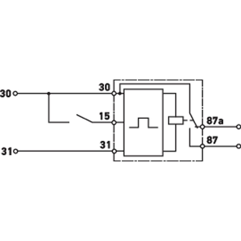 HELLA 996152131 12V Delay-On-Release, Time Delay Relay