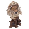 Resin Craftwork Craft Animal Sculptures Decorative Ornament Home Office DecorationLion