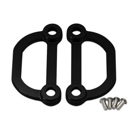 MFGZD Motorcyle Rear Footrest Passenger Foot Peg Blanking Plate Compatible With Honda CB650R CBR650R 2019-2024 CNC Motorcycle Rear Footrest Blanking Plates