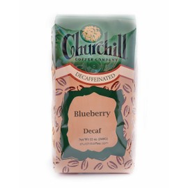 Churchill Coffee Blueberry 12 oz - Whole Bean (Decaf)