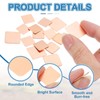 PATIKIL Copper Heatsink Pad Shims, 6 Pcs 15x15x0.1mm Copper Pad