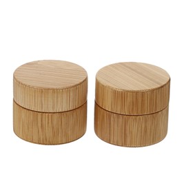 PACKOVE 2pcs Portable Facial Cream Sub Jars Multipurpose Makeup Containers Leakproof Travel Cosmetic Storage Bottles for Ointments Lotions and Creams