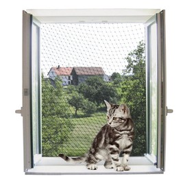 Kerbl Cat Protection Net, transparent, 2 x 3 m
