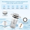 2 pieces sink stopper, 34-40 mm, universal pop-up drain strainer,