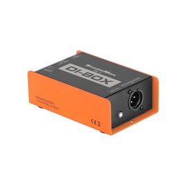 StudioMan DI-1 Professional DI-Box, Balanced In/Out, Ground Switch, Orange/Black (DI-1)